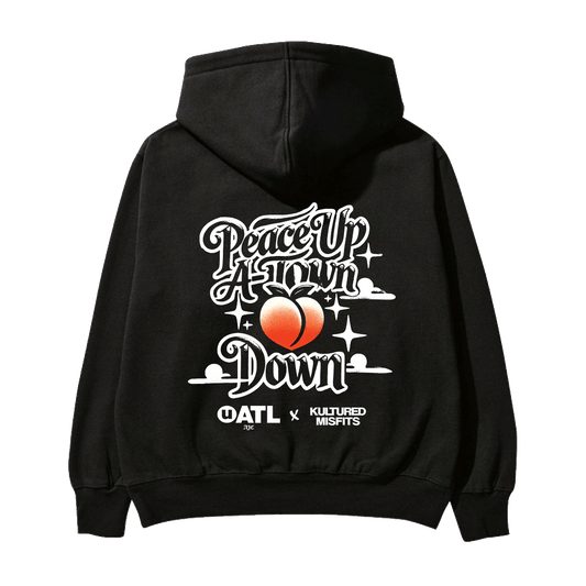 Limited Edition UATL x Kultured Mistfits Peace Up A-Town Down Hoodie